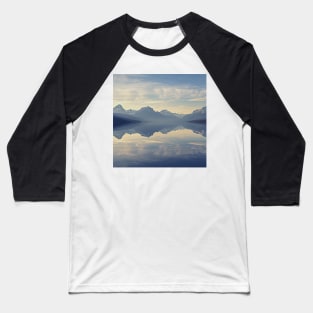 Snowcapped Mountain Ranges, Mountains decor, Mountain Love Baseball T-Shirt